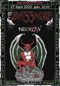 Plakat - Massacre, Necrosy, Methane, Toughness