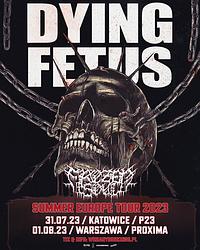 Plakat - Dying Fetus, Frozen Soul, Czerń