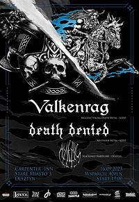Plakat - Valkenrag, Death Denied, Księżyc (Olsztyn)