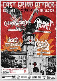 Plakat - Straight Hate, Chainsword, Death Crusade