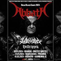 Plakat - Abbath, Toxic Holocaust, Hellripper