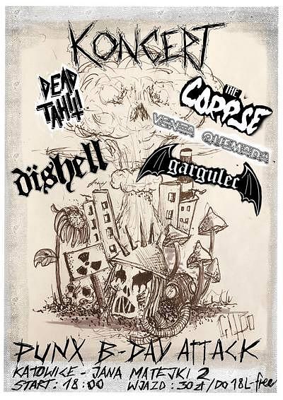 Plakat - The Corpse, Dead Tahiti, Dishell