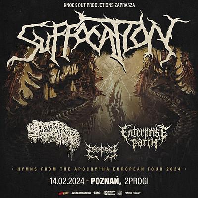 Plakat - Suffocation, Sanguisugabogg, Enterprise Earth