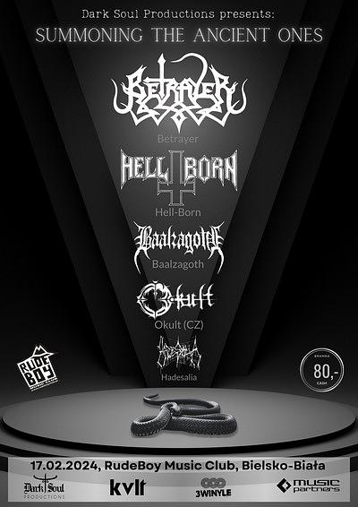 Plakat - Betrayer, Hell-Born, Baalzagoth