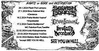 Plakat - Squash Bowels, Embrional, Brutally Deceased