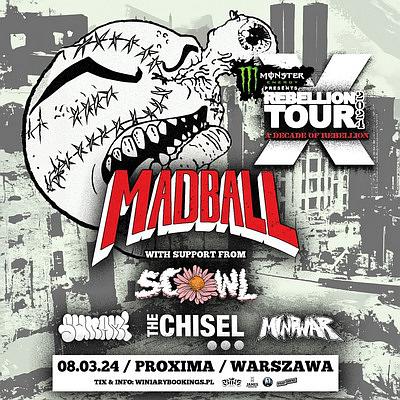 Plakat - Madball, Scowl, Sunami, The Chisel