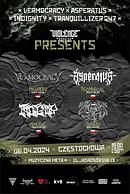 Koncert Vermocracy, Asperatus, Indignity, Tranquillizer 247