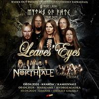 Plakat - Leaves' Eyes, Northtale, Catalyst Crime