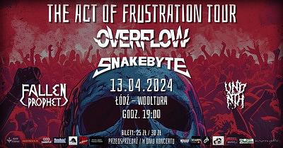 Plakat - Overflow, Snakebyte, Fallen Prophet