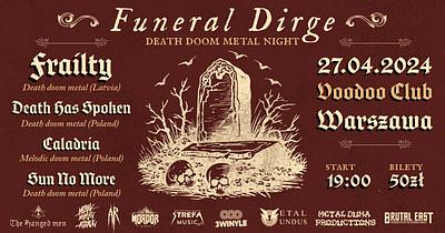 Plakat - Frailty, Death Has Spoken, Caladria