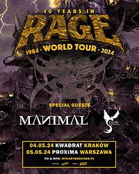 Plakat - Rage, Manimal, Dying Phoenix