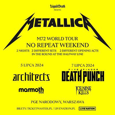 Plakat - Metallica, Five Finger Death Punch