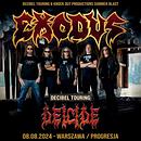 Koncert Exodus, Deicide, Blood Red Throne