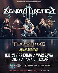 Plakat - Sonata Arctica, Firewind, Serious Black