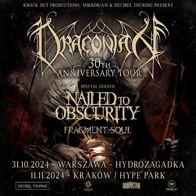 Plakat - Draconian, Nailed to Obscurity