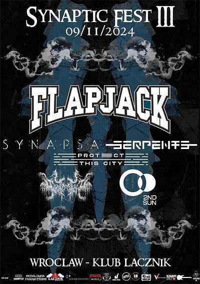 Plakat - Flapjack, Synapsa, Serpents, Protect This City