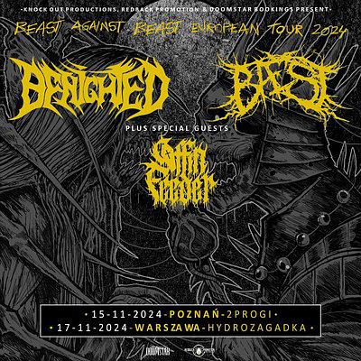 Plakat - Benighted, Baest, Coffin Feeder