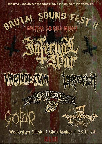 Plakat - Infernal War, Devilpriest, Gallileous