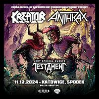 Plakat - Anthrax, Kreator, Testament