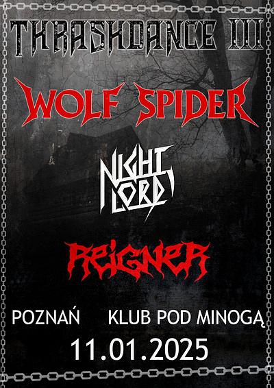 Plakat - Wolf Spider, Night Lord, Reigner