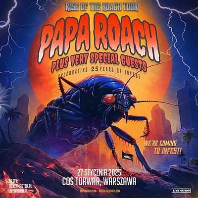 Plakat - Papa Roach, Wage War