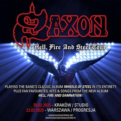 Plakat - Saxon, Girlschool, Grand Slam