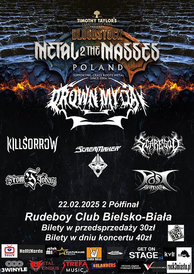 Plakat - Drown My Day, Killsorrow, From Today