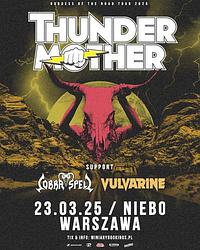 Plakat - Thundermother, Cobra Spell, Vulvarine