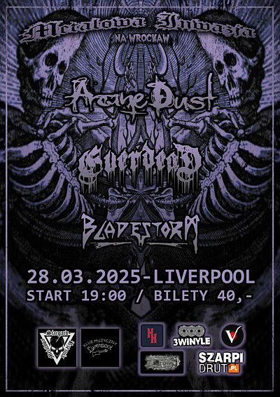 Plakat - Arcane Dust, Everdead, Bladestorm