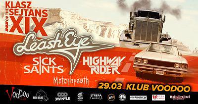Plakat - Leash Eye, Sick Saints, Highway Rider