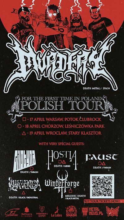 Plakat - Murdery, Hostia, Faust, Lilla Veneda
