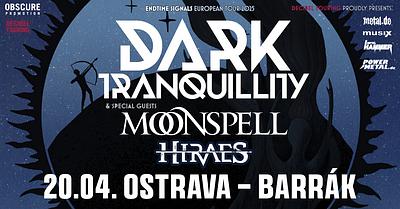 Plakat - Dark Tranquillity, Moonspell, Hiraes