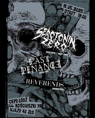 Plakat - Serotonin Zero, Last Penance, Reverends