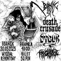 Plakat - Burning Sky, Death Crusade, Dybuk
