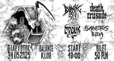 Plakat - Burning Sky, Death Crusade, Dybuk