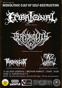 Plakat - Embrional, Deamonolith, Persecutor