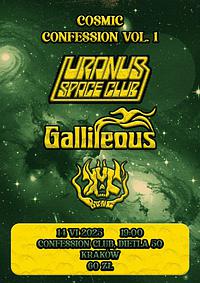 Plakat - Uranus Space Club, Gallileous, Skull Bong
