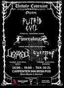 Koncert Putrid Evil, Funeral Mass, Vexange, Cyrograf