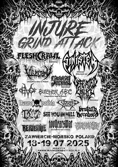 Plakat - Fleshcrawl, Vulvectomy, Cutterred Flesh