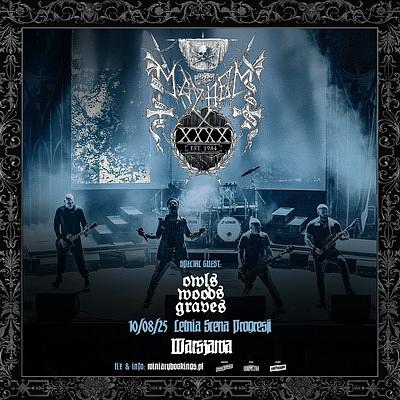 Plakat - Mayhem, Owls Woods Graves
