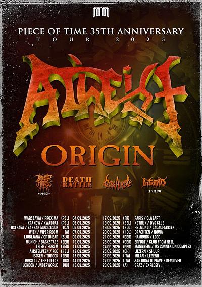 Plakat - Atheist, Origin, Death Rattle, Gorgatron