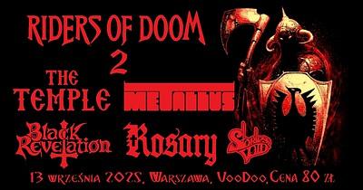 Plakat - The Temple, Black Revelation, Metallus