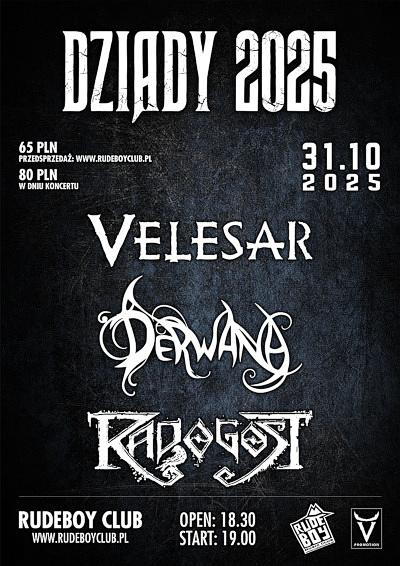 Plakat - Velesar, Derwana, Radogost