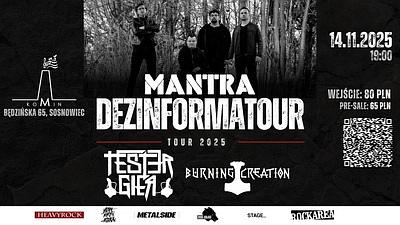 Plakat - Mantra, Tester Gier, Burning Creation
