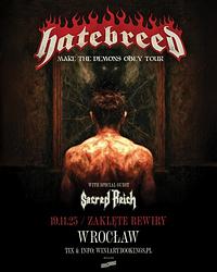 Plakat - Hatebreed, Sacred Reich
