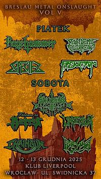 Plakat - Breslau Metal Onslaught, vol. V Plakat - Breslau Metal Onslaught, vol. V