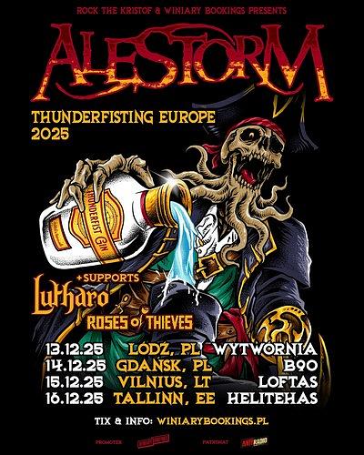 Plakat - Alestorm, Lutharo, Roses of Thieves