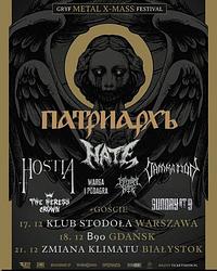 Plakat - Patriarkh, Hate, Hostia, Damnation Plakat - Patriarkh, Hate, Hostia, Damnation