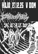 Koncert Clairvoyance, Burning Sky, Klątwa