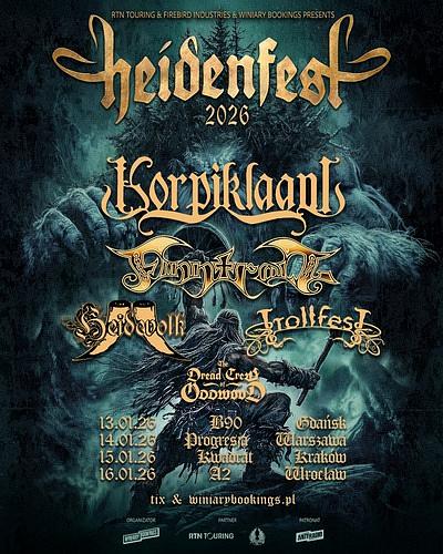 Plakat - Korpiklaani, Finntroll, Heidevolk